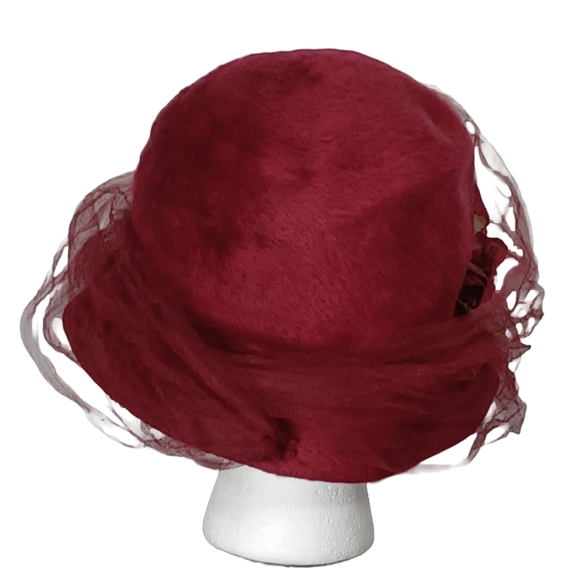 VINTAGE GREVI FIRENZE RABBIT FUR BUCKET HAT - Picture 2 of 15